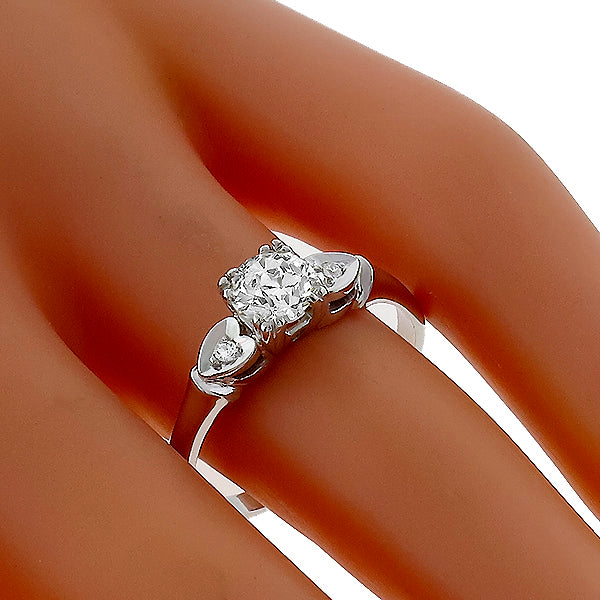 Vintage 0.70ct Diamond Gold Engagement Ring