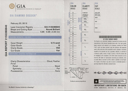 Vintage 0.72ct Diamond 0.30ct Sapphire Engagement Ring