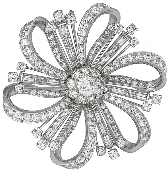 Vintage 0.73ct Center Diamond 9.00ct Diamond Pin