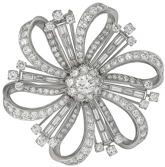 Vintage 0.73ct Center Diamond 9.00ct Diamond Pin