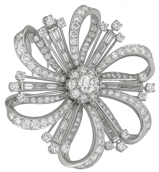 Vintage 0.73ct Center Diamond 9.00ct Diamond Pin