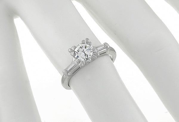 Vintage 0.75ct Diamond Engagement Ring