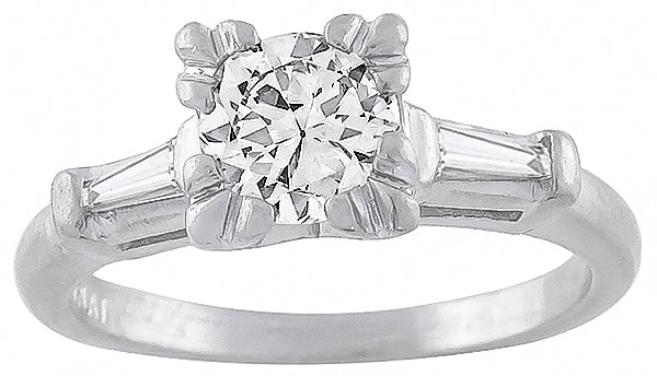 Vintage 0.75ct Diamond Engagement Ring