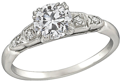 Vintage 0.75ct Diamond Engagement Ring