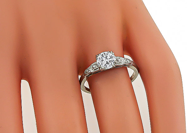 Vintage 0.75ct Diamond Engagement Ring