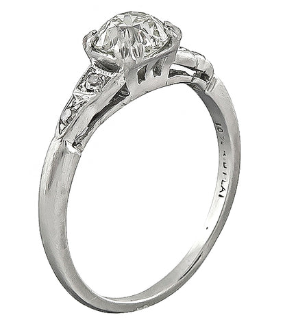 Vintage 0.75ct Diamond Engagement Ring