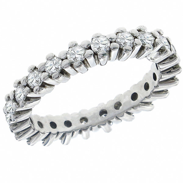 Vintage 0.75ct Diamond Eternity Wedding Band