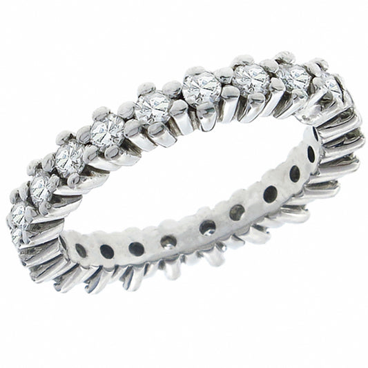 Vintage 0.75ct Diamond Eternity Wedding Band
