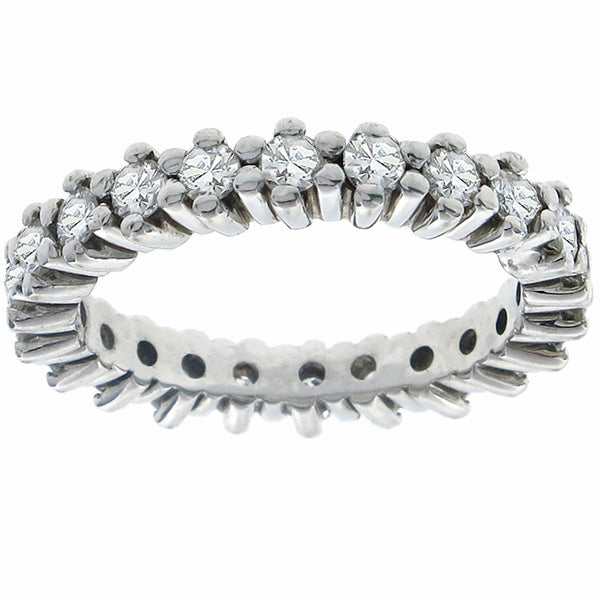 Vintage 0.75ct Diamond Eternity Wedding Band