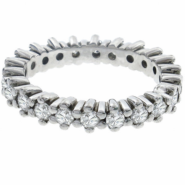 Vintage 0.75ct Diamond Eternity Wedding Band