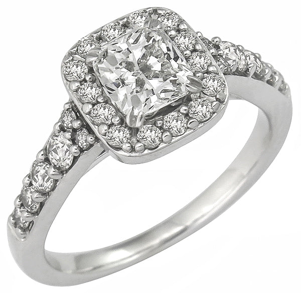 Vintage 0.75ct Diamond Gold Engagement Ring