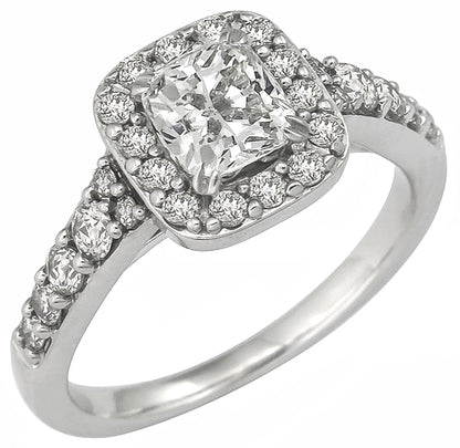 Vintage 0.75ct Diamond Gold Engagement Ring