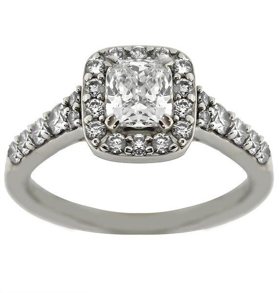 Vintage 0.75ct Diamond Gold Engagement Ring