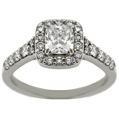 Vintage 0.75ct Diamond Gold Engagement Ring