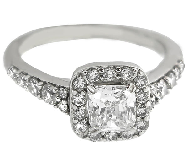 Vintage 0.75ct Diamond Gold Engagement Ring