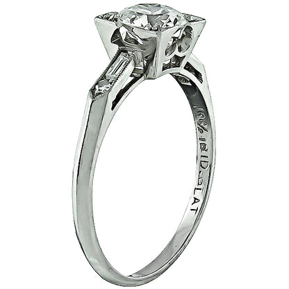 Vintage 0.80ct Diamond Engagement Ring