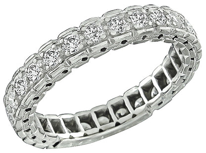 Vintage 0.80ct Diamond Eternity Wedding Band