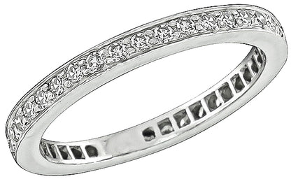 Vintage 0.80ct Diamond Eternity Wedding Band