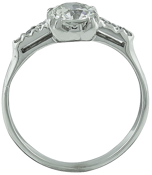 Vintage 0.82ct Diamond Engagement Ring