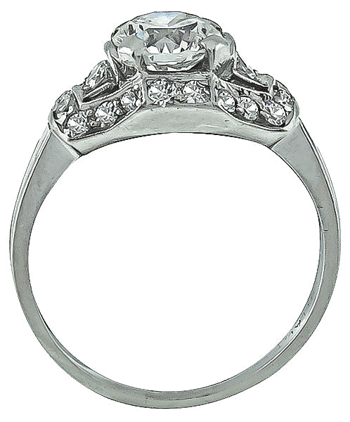 Vintage 0.85ct Diamond Engagement Ring