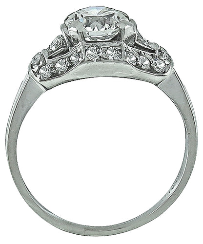 Vintage 0.85ct Diamond Engagement Ring