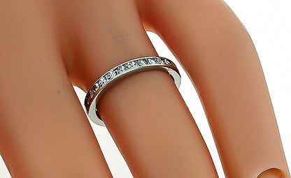 Vintage 0.85ct Diamond Eternity Wedding Band