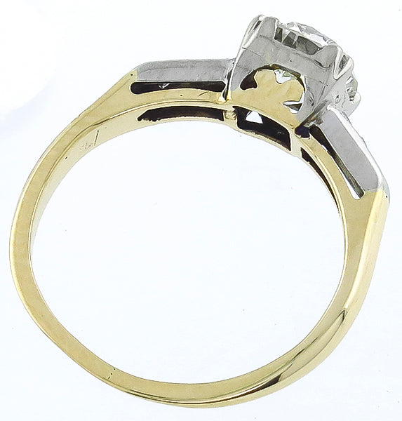 Vintage 0.86ct Diamond Engagement Ring