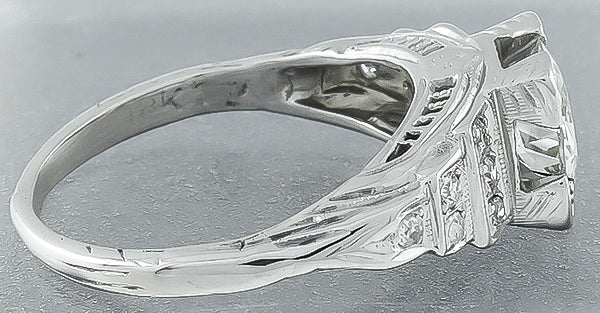 Vintage 0.90ct Diamond Engagement Ring