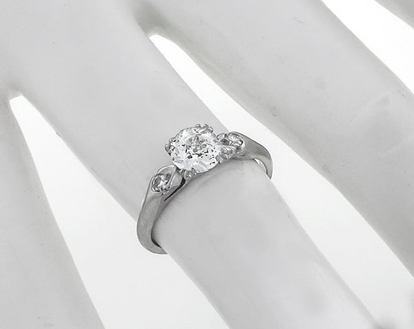 Vintage 0.96ct Diamond Engagement Ring