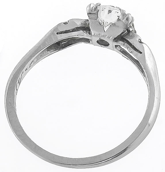 Vintage 0.96ct Diamond Engagement Ring