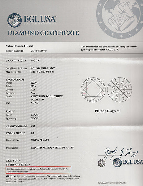 Vintage 1.00ct Diamond Engagement Ring