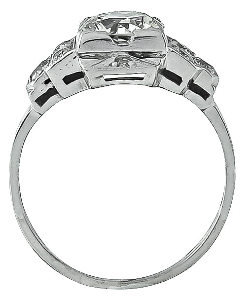 Vintage 1.00ct Diamond Engagement Ring