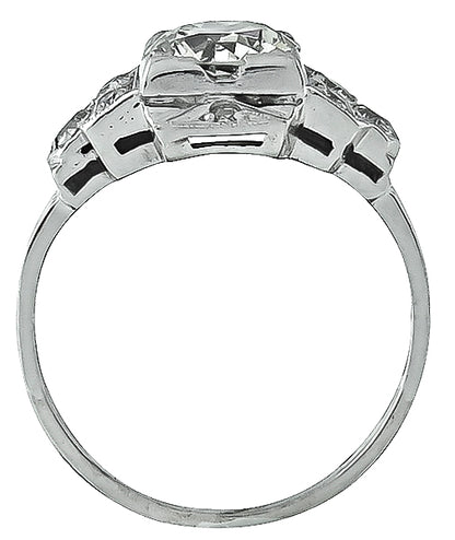 Vintage 1.00ct Diamond Engagement Ring