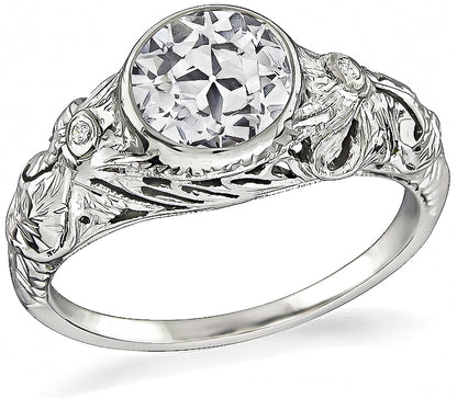 Vintage 1.00ct Diamond Engagement Ring