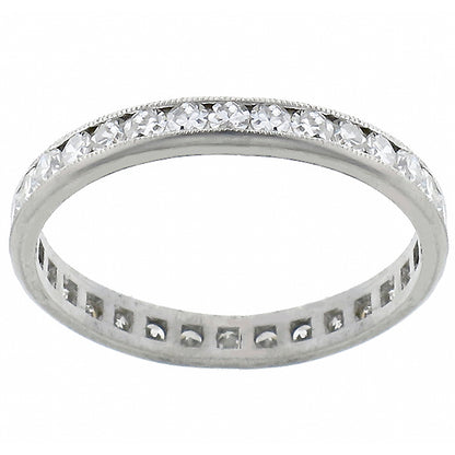 Vintage 1.00ct  Diamond Eternity Wedding Band