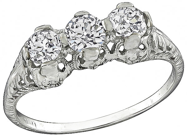 Vintage 1.00ct Diamond Ring