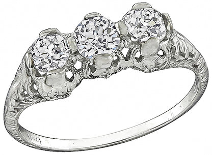 Vintage 1.00ct Diamond Ring