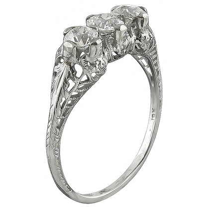 Vintage 1.00ct Diamond Ring