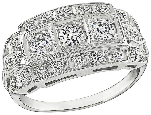 Vintage 1.00ct Diamond Ring