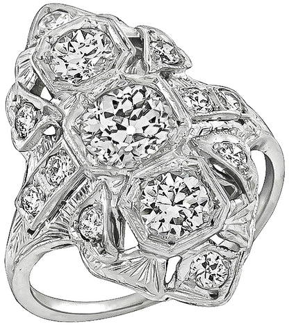 Vintage 1.10ct Diamond Ring