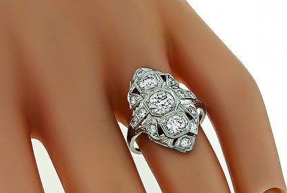 Vintage 1.10ct Diamond Ring