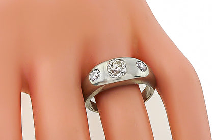 Vintage 1.12ct Diamond Men's Ring