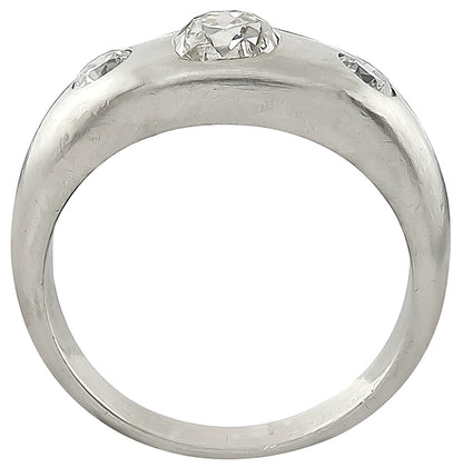 Vintage 1.12ct Diamond Men's Ring