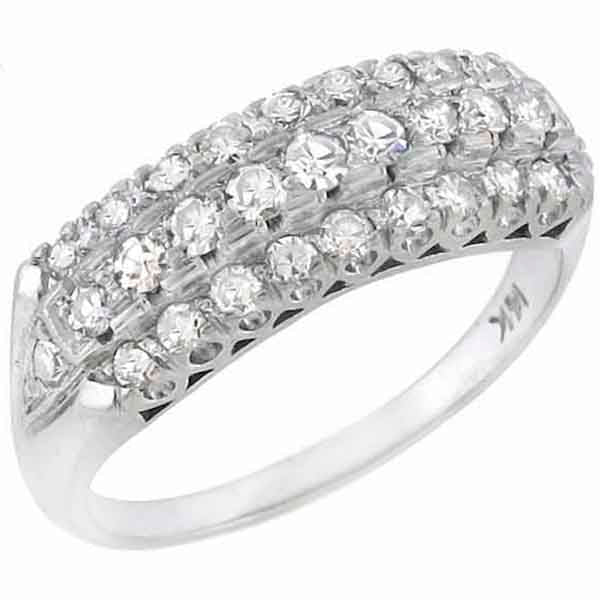 Vintage 1.15ct Diamond Gold Ring