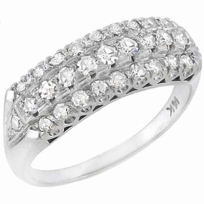 Vintage 1.15ct Diamond Gold Ring