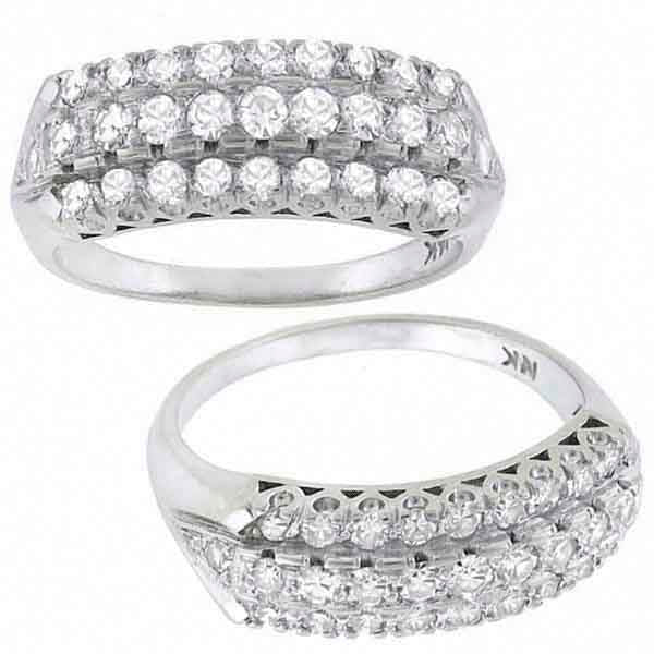 Vintage 1.15ct Diamond Gold Ring