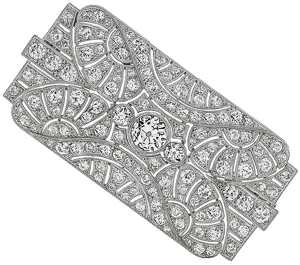 Vintage 12.00ct Diamond Pin