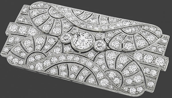 Vintage 12.00ct Diamond Pin