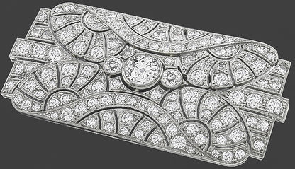 Vintage 12.00ct Diamond Pin