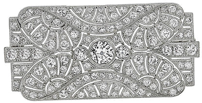 Vintage 12.00ct Diamond Pin